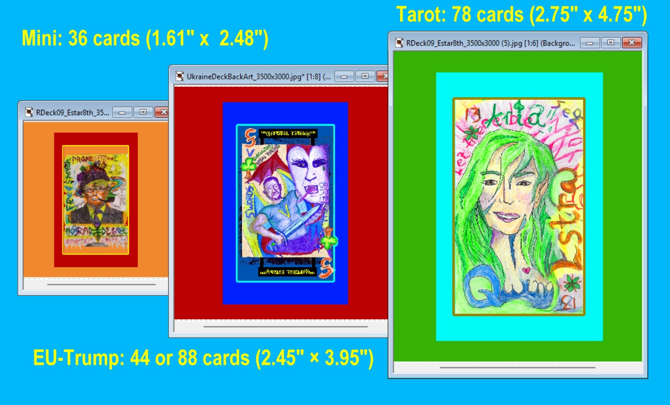 Thrival TarOh! ~ Mini Size (1.61"x2.48" ~ 36 cards)